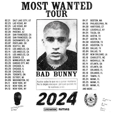 bad bunny most wanted tour 2024